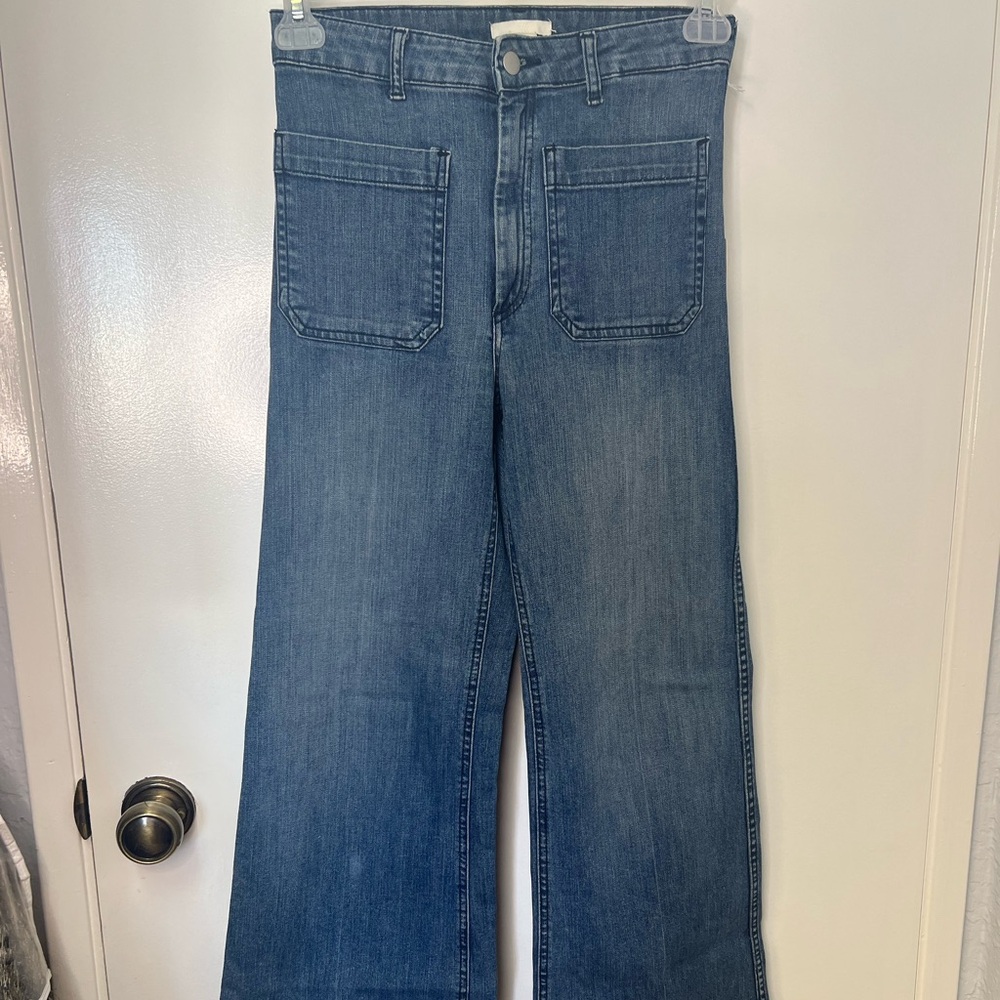 H&M High Waisted / Flare Bottom Jeans